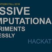 Stats 285 Data Science Hackathon Trailer