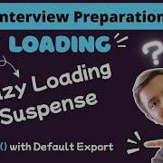 React Lazy Loading Suspense Why React Lazy Works With Default Export React Interview Prep