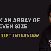 JavaScript Coding Interview Chunking Arrays