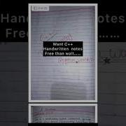 C Notes Free Python Shorts