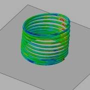 Abaqus CAE Explicit Example Spring Free Fall Drop Modelling Tutorial Step By Step Method