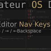 Editor Navigation Keys P 1 Amateur OS Dev X86 Asm