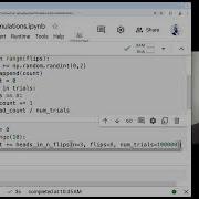 Unit 7 Lesson 2 Python Application Simulating Probability Coin Flips
