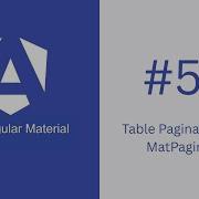 Table Pagination With MatPaginator