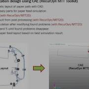 Paper Handling Design Using RecurDyn MTT Toolkit