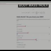 Using Streamlit To Make BMI Calculator By Ousmane SY