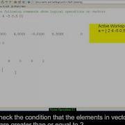 Vector Logical Operations In MATLAB