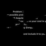 Ng Is Not Recognized As An Internal Or External Command Angular