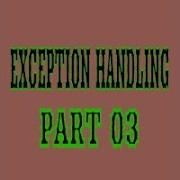 Exception Handling In Java Quiz Part3