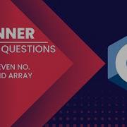 WAP To Count And Print Total Even And Odd Elements In A 1D Array