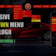 Responsive Center Logo With DropDown Menu Pure CSS Tutorial How To Create Drop Down Menu