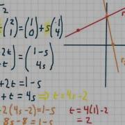 Finding Intersections Using Vector Equations