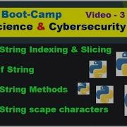 Python Boot Camp For Cybersecurity And Data Science Day 3 Python Dataanalysis Datascience