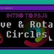 ENG 한글 P5 Js Tutorial 1 3 Translate Rotate Push Pop Functions To Make Spiral Motion