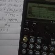 Numerical Method Secant Method Finding Root By Secant Method BE Electrical Calculator Fx 991cw