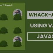 Demo WHACK A MOLE Game Using HTML CSS Vanilla JavaScript JavaScript Game Project For Beginner