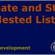 Create And Style Nested Lists