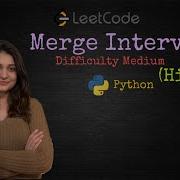 Leetcode 56 Merge Intervals Python HINDI