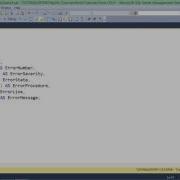 T SQL Exception Handling