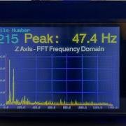 ESP32 Handy Vibration Analyser Fourier Transform