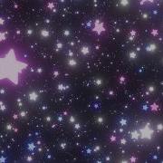Falling Calm Cool Colored Purple Blue Glow Star Shapes Raining Down 4K VJ Loop Moving Background