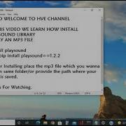 Play Audio Files Mp3 Wav Using Python Library Playsound Play Music Files In Python