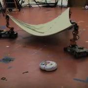 Collaborative Multi Robot Manipulation Of Deformable Objects