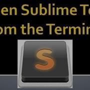 How To Open Sublime Text From Your Terminal