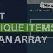 DevTips Daily Find Unique Items In An Array Including Objects