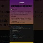 Controlled Component In React
