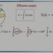 Видеоурок Объем шара 11 класс