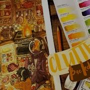 Как я рисую загромождённые фоны УРОКИ при участии Etchr Lab Watercolours Paper