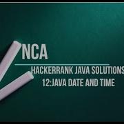 12 Java Date And Time Hackerrank Java Solutions