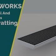 Solidworks Sheetmetal And Weldment Assembly Floor Grating