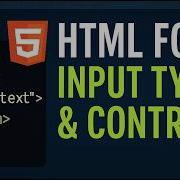 HTML Form Input Types Controls Tutorial Live Coding Demo For Beginners
