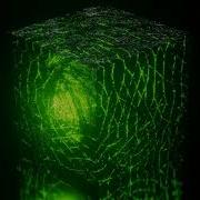 Color Changing Rotating Textured Cube HD Motion Graphic Background