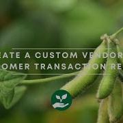 Create A Vendor Or Customer Custom Transaction Report