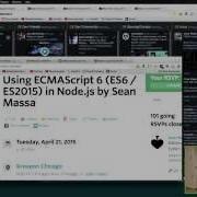 Using ECMAScript 6 ES6 ES2015 In Node Js By Sean Massa