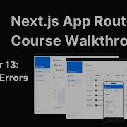 Next Js App Router Course Walkthrough Chapter 13 Handling Errors