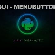 Menubutton Python Programming