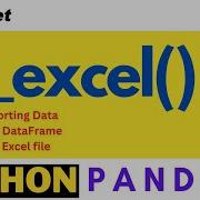 To Excel Data From Pandas DataFrame To Excel File B02