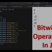 Bitwise Operators In JS JavaScript Operators JavaScript Tutorial In Hindi Part 21