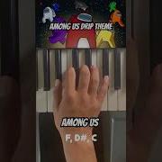 Leonz Among Us Drip Theme Song Easy Piano Tutorial
