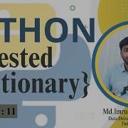 011 Python Nested Dictionary Python Basic To Advance In Bangla