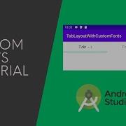 How To Use Custom Fonts In Tab Layout Tabs Android Java ViewBinding Quick Guide