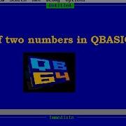 Sum Two Numbers In QBASIC Add Two Numbers QBASIC Programming