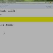 JQUERY UNLOAD METHOD DEMO
