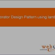 Decorator Design Pattern Using Lambdas