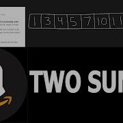 TWO SUM II Amazon Coding Interview Question Leetcode 167 Python