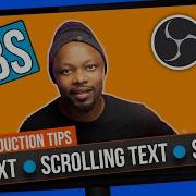 Create A SCROLLING TEXT In OBS Studio In 3 Minutes
